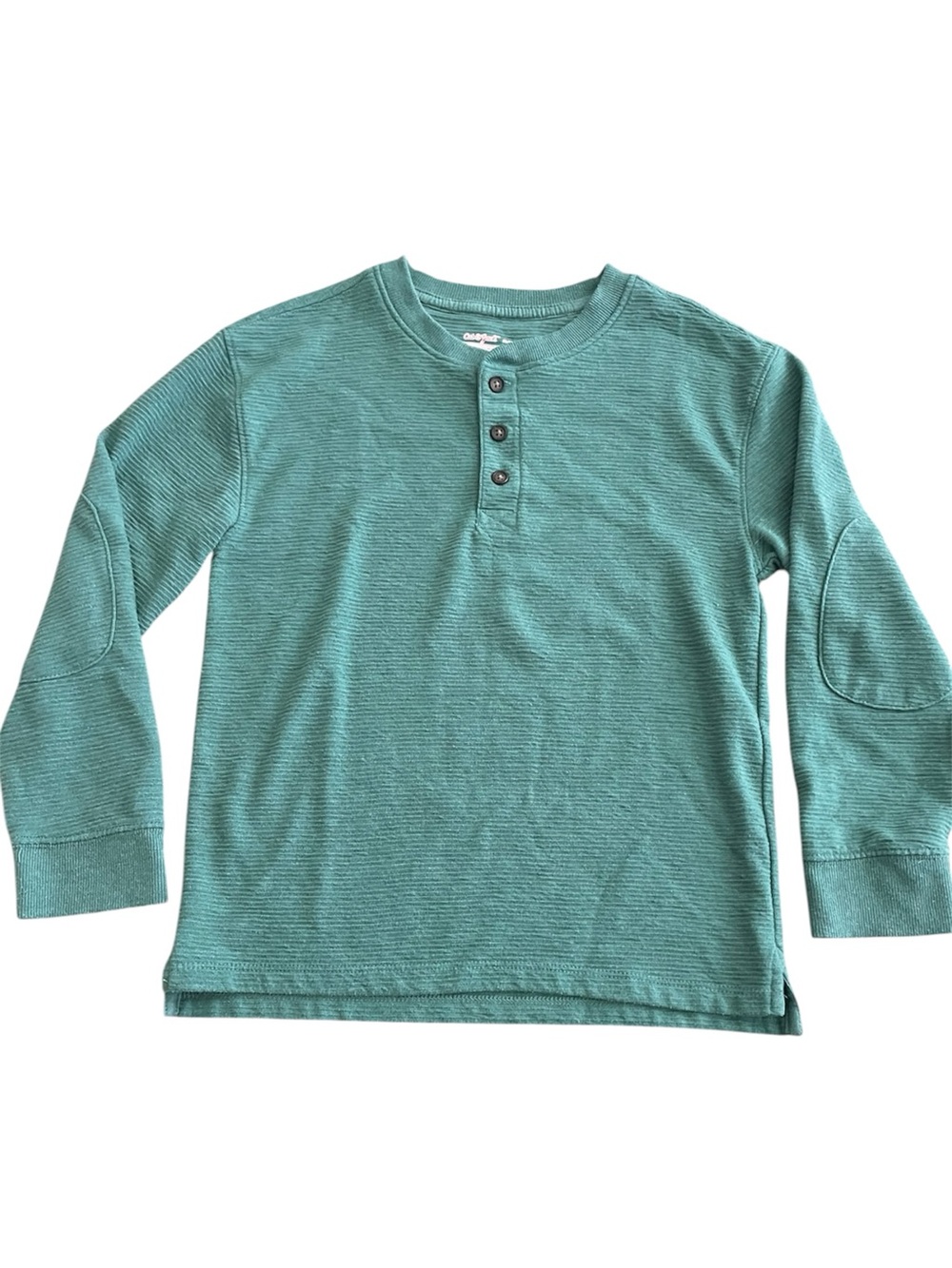 Cat & Jack Boys’ Green Long Sleeve Henley